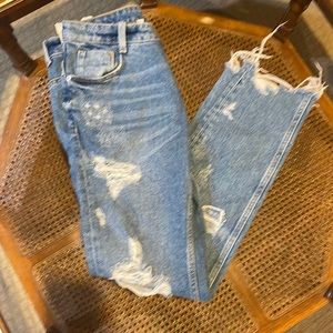 NWOT Zara Distressed Jeans